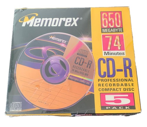 Pack memorex r - memorex, 650mb